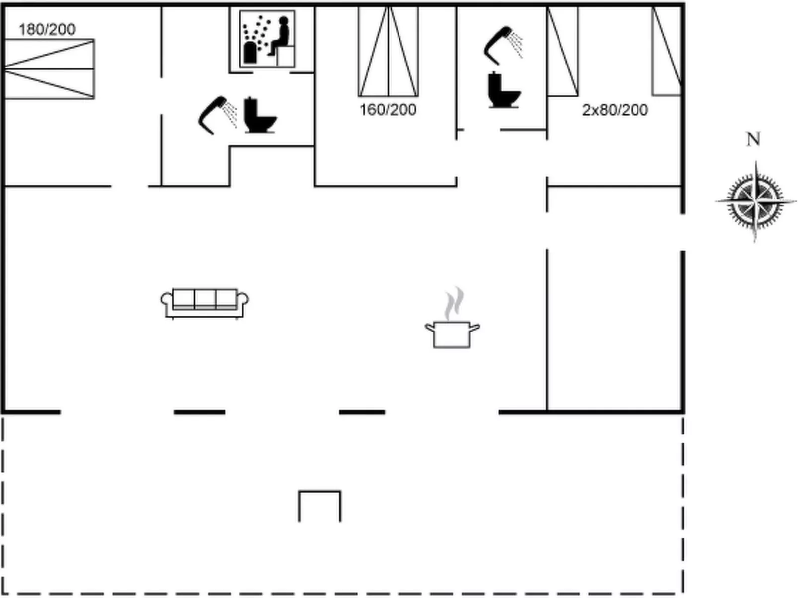 "Edvia" - 200m to the fjord-Binnen