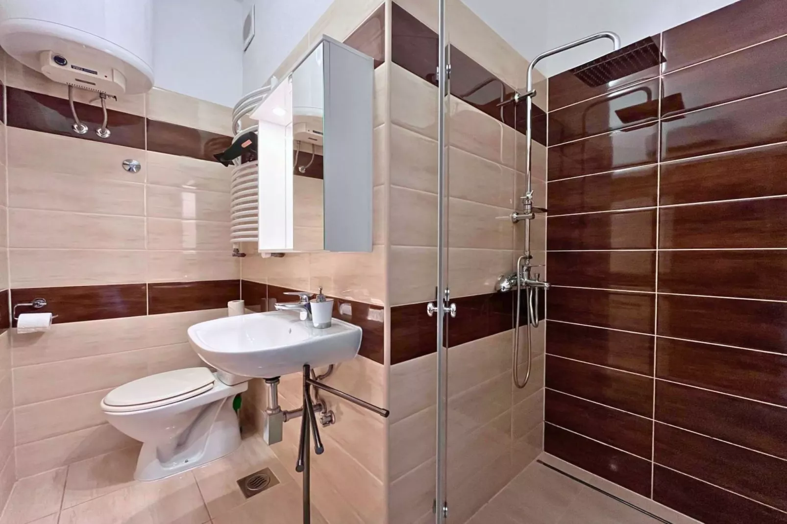 Apartments Butković -  Two Bedroom Apartments (A3)-Badkamer