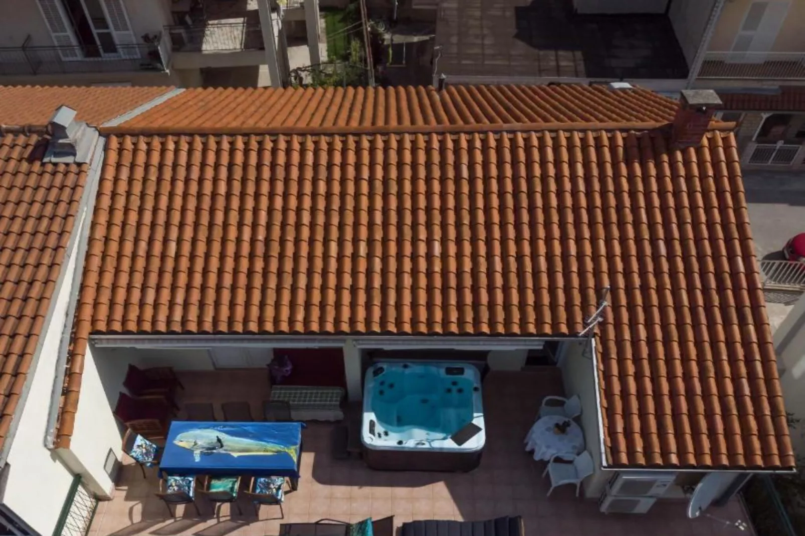 Apartments Ribarević - Three Bedroom Apartment With Terrace and Sea View-Buitenlucht