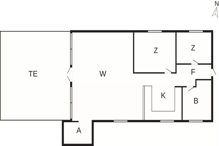 5 sterren vakantie huis in Ølsted-Plattegrond