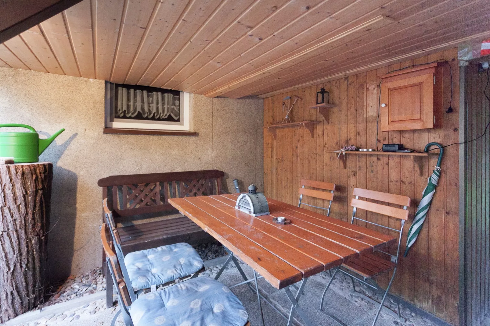 Ferienwohnung mit Kamin Am Waldrand-Terrasbalkon