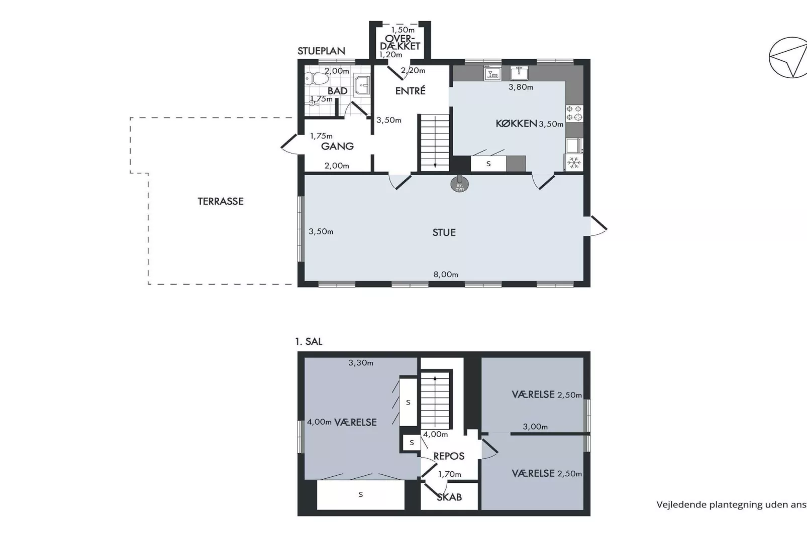 5 sterren vakantie huis in Gudhjem-Uitzicht