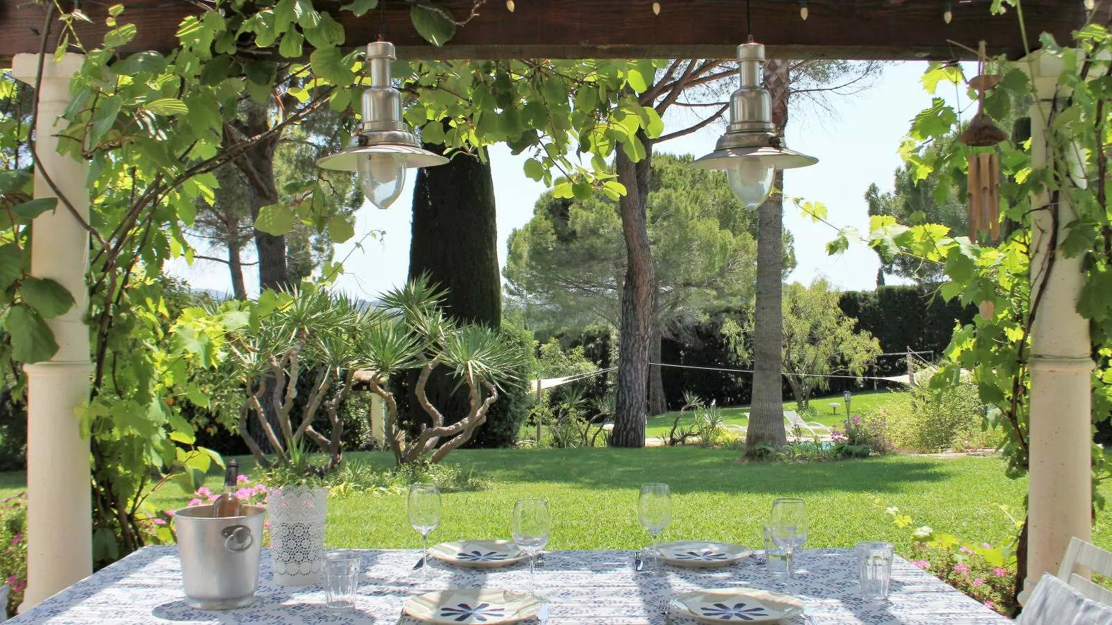 Les Palmiers-Tuinen zomer