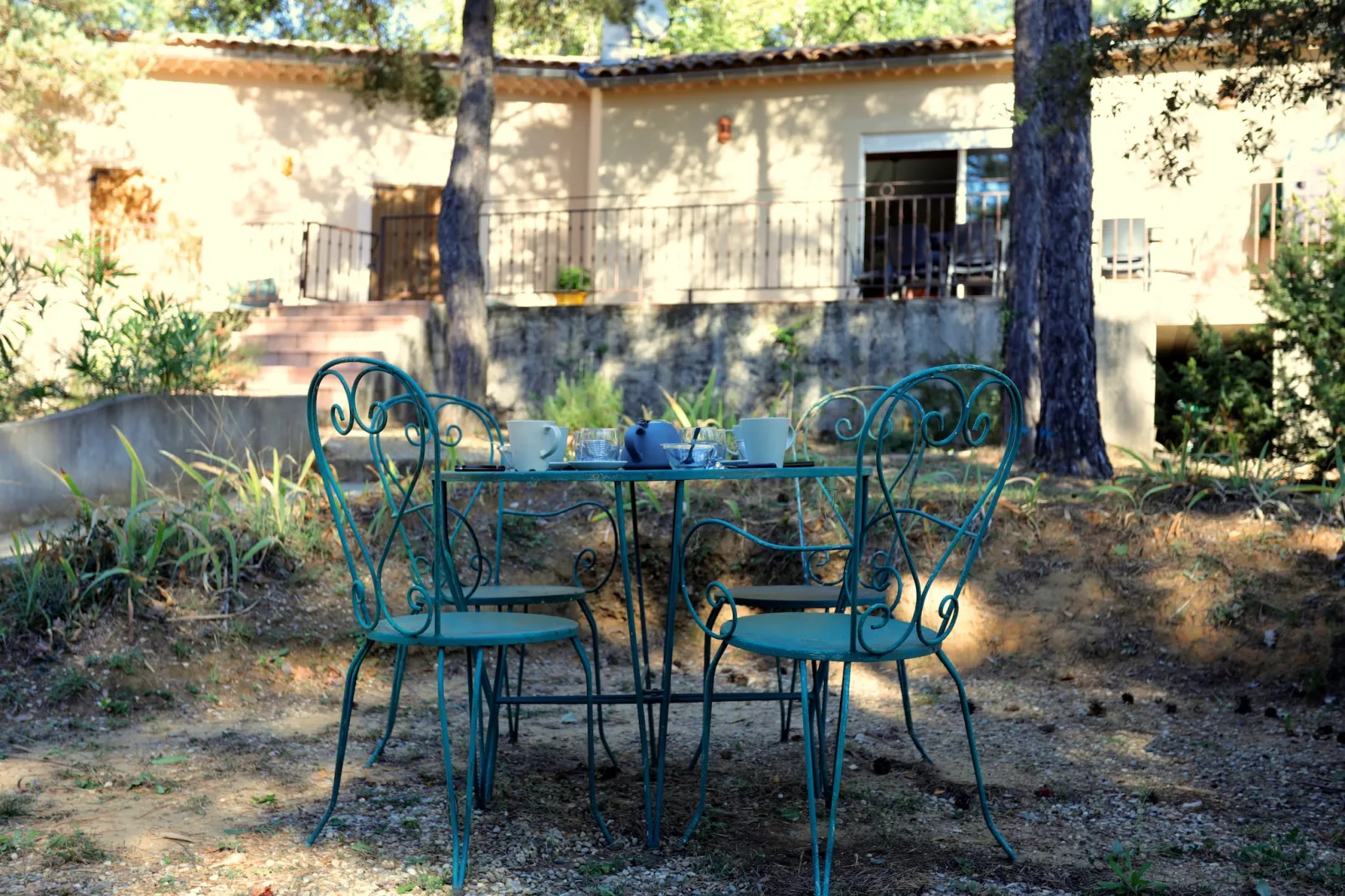 Villa Borie-Tuinen zomer