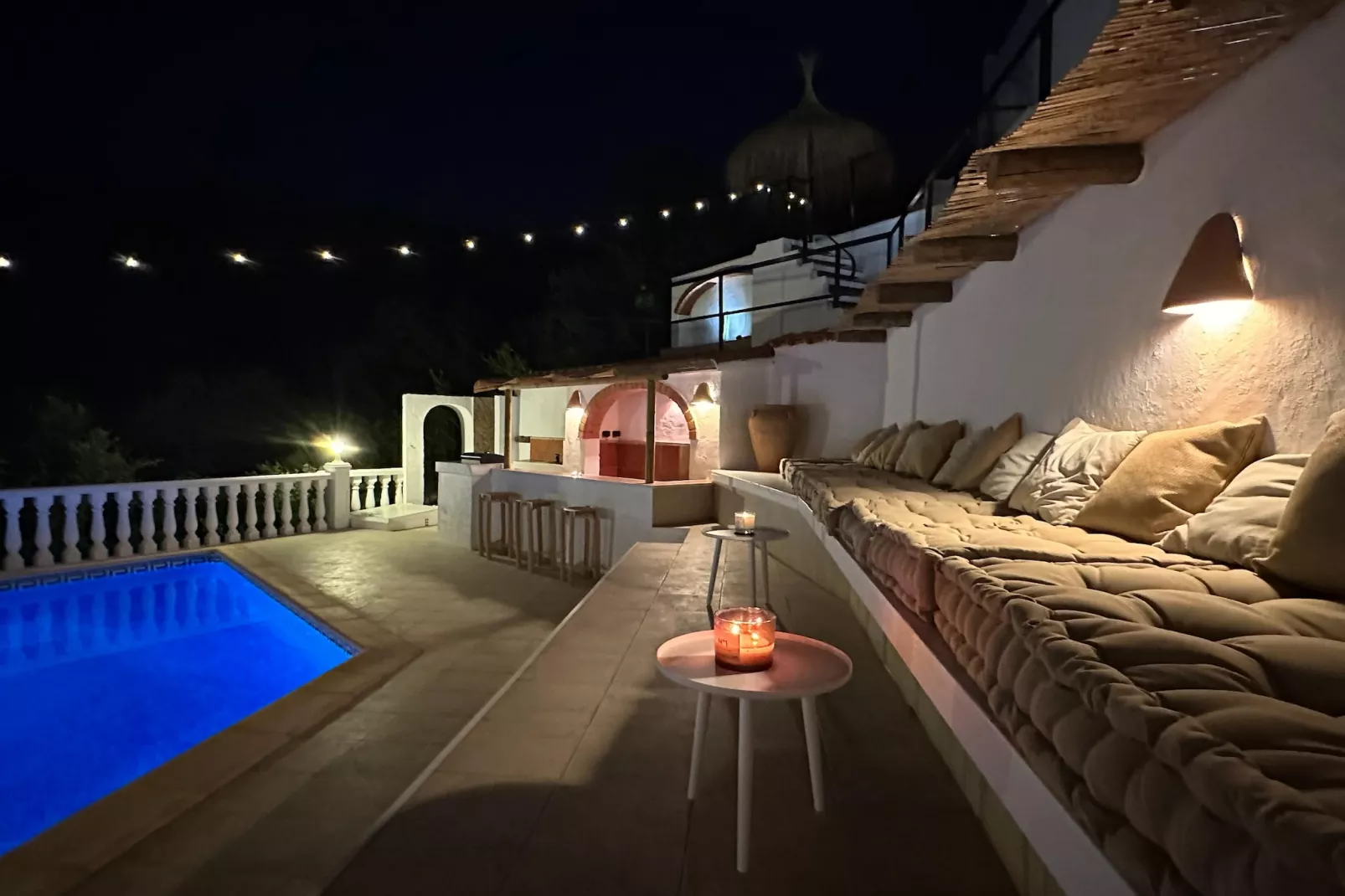 Villa Vista Pedreguer-Tuinen zomer