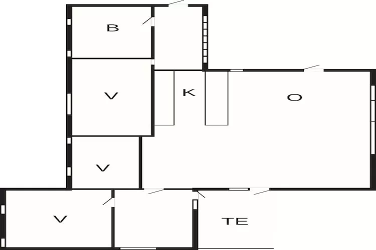 6 persoons vakantie huis in Glesborg-Plattegrond