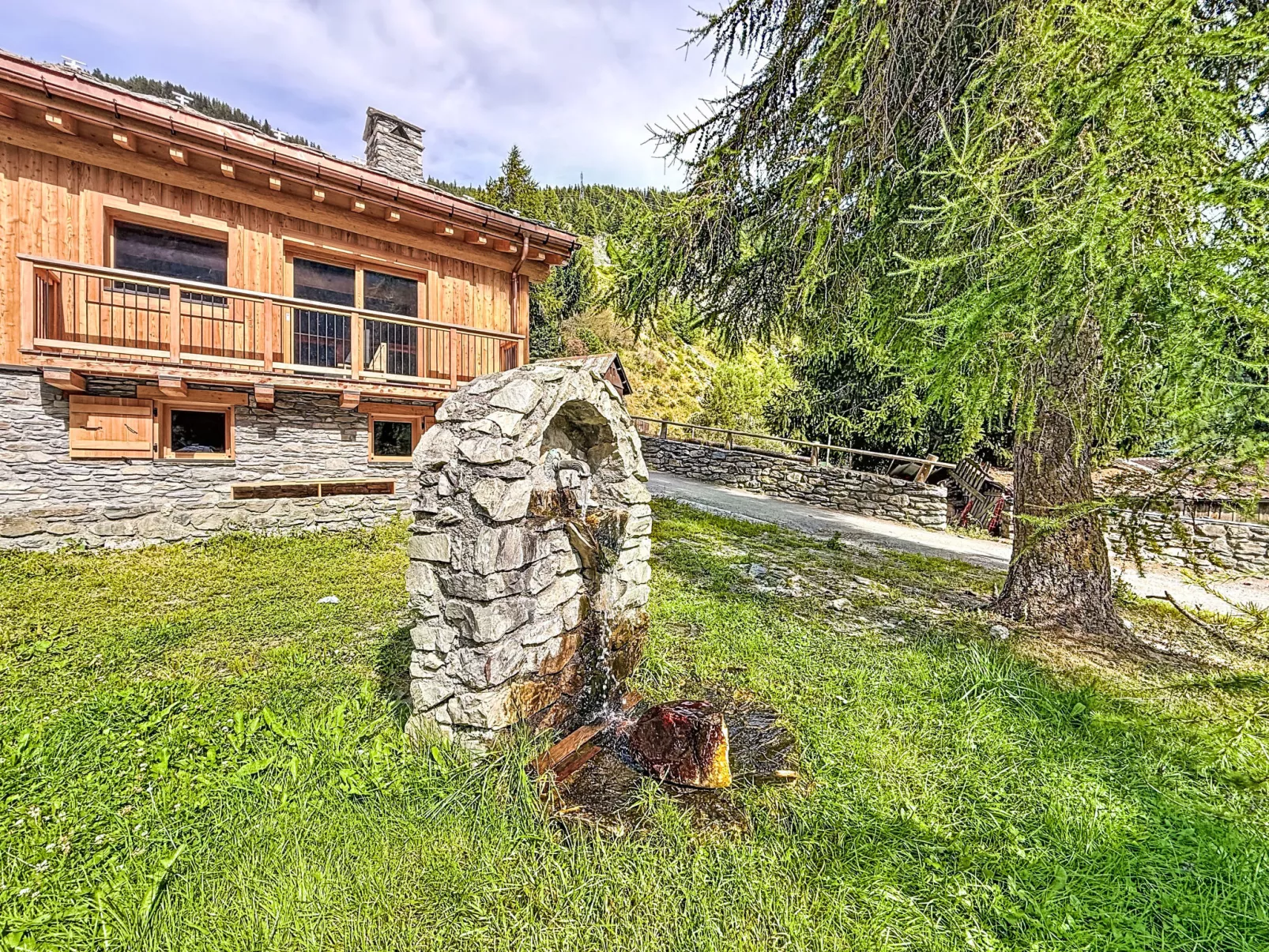 Chalet La Bergerie-Buiten