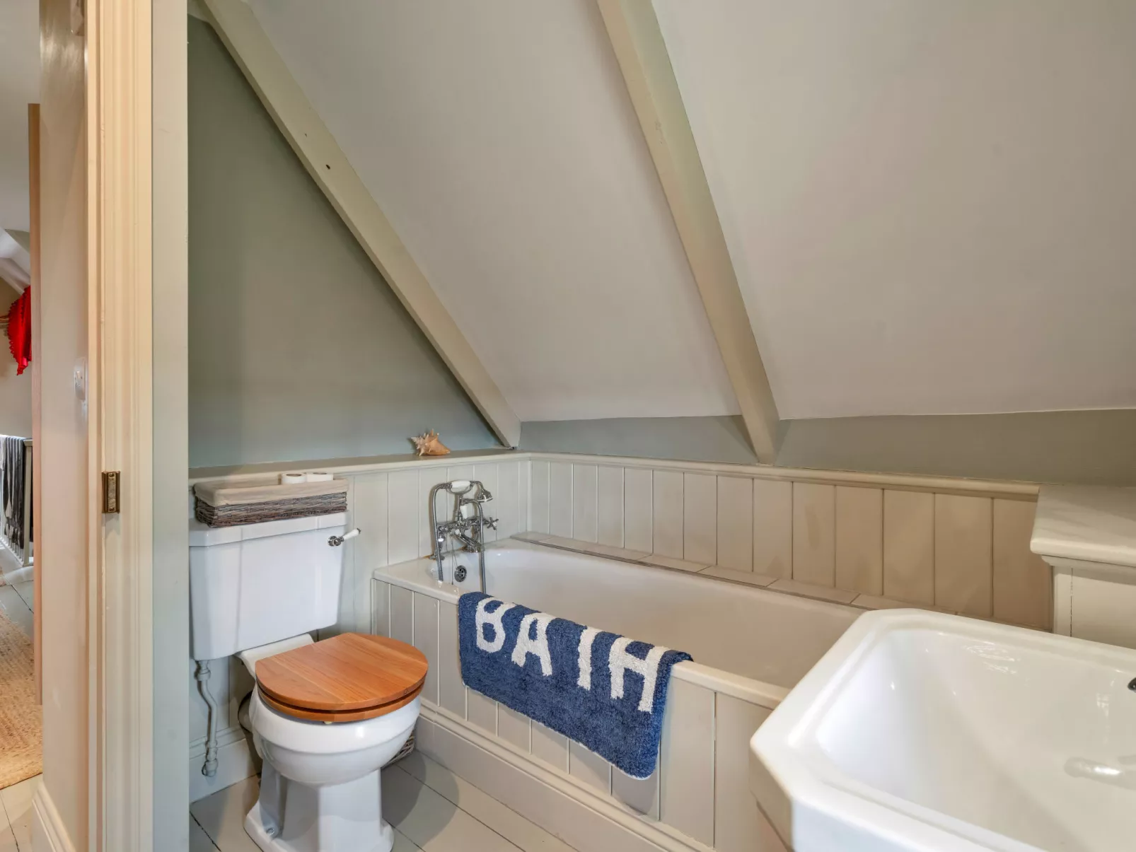 St Eval School House-Binnen