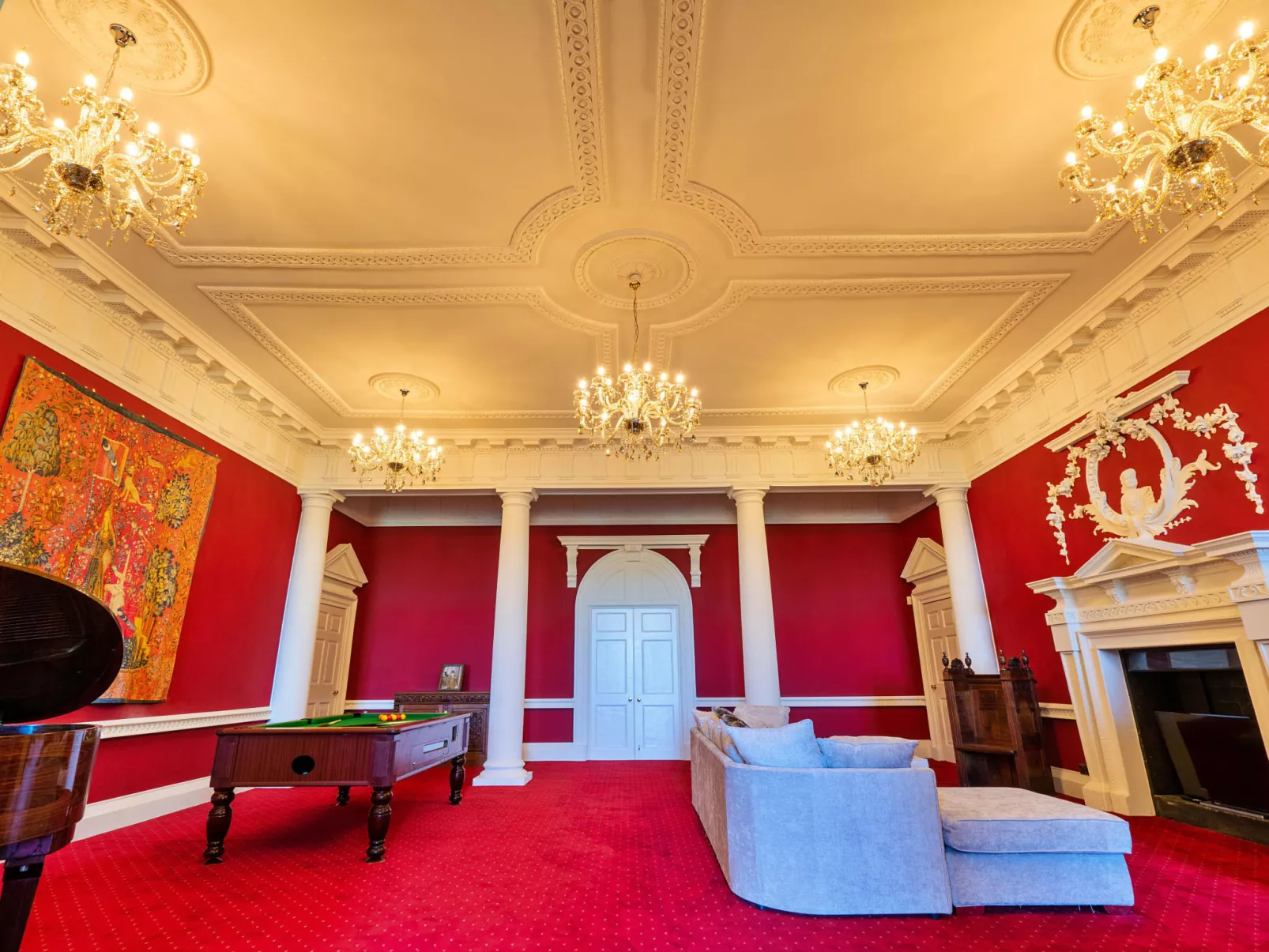 Hickleton Hall-Binnen