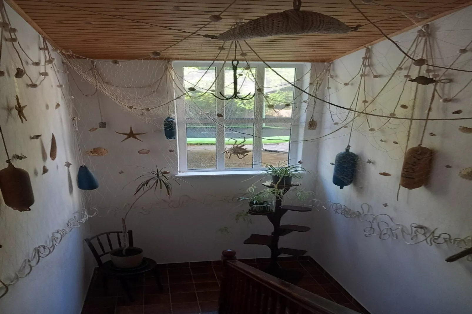 Guest House Green Corner Supetarska Draga - Triple Room with Terrace and Sea View-Binnen