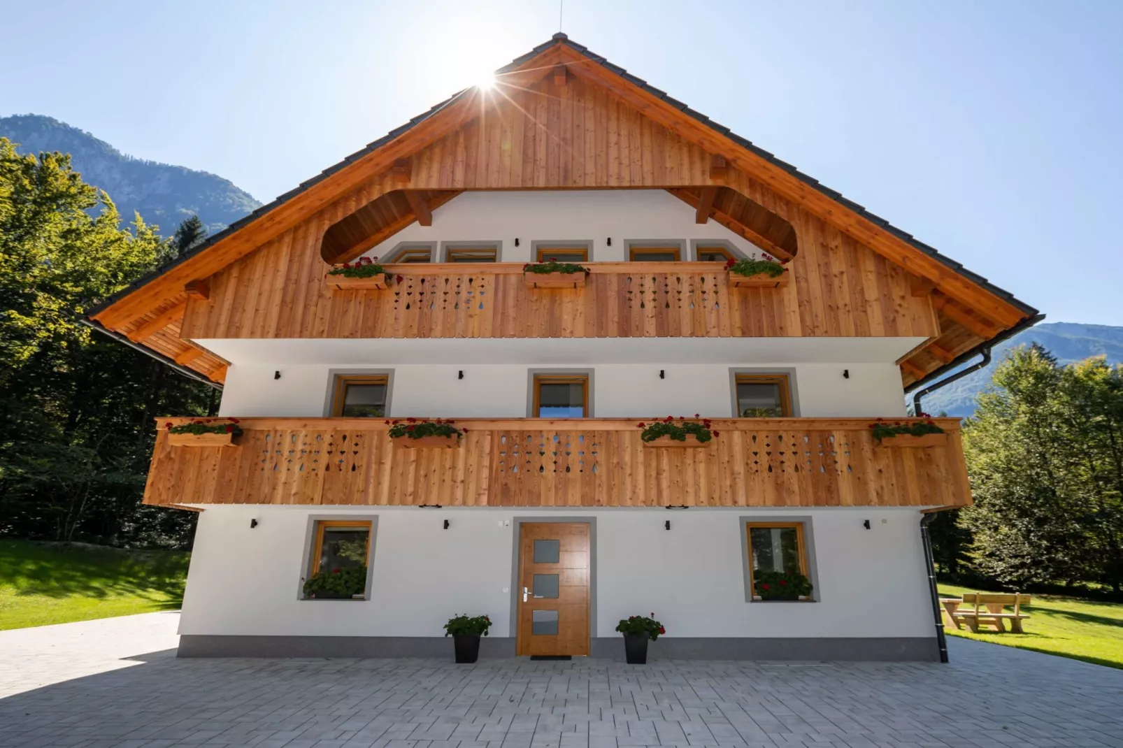 The Woodland Nook Apartments Bohinj - Two Bedroom Apartment with Balcony (owner A)-Buitenlucht