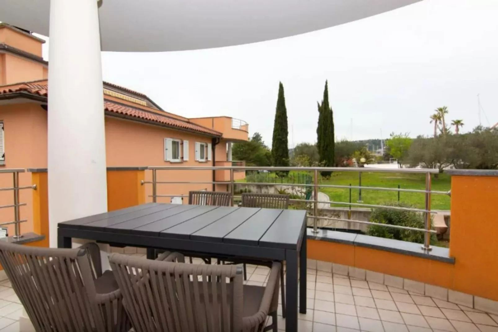 Marina Portorož Family Friendly Apartment 3 - Two Bedroom Apartment-Terras
