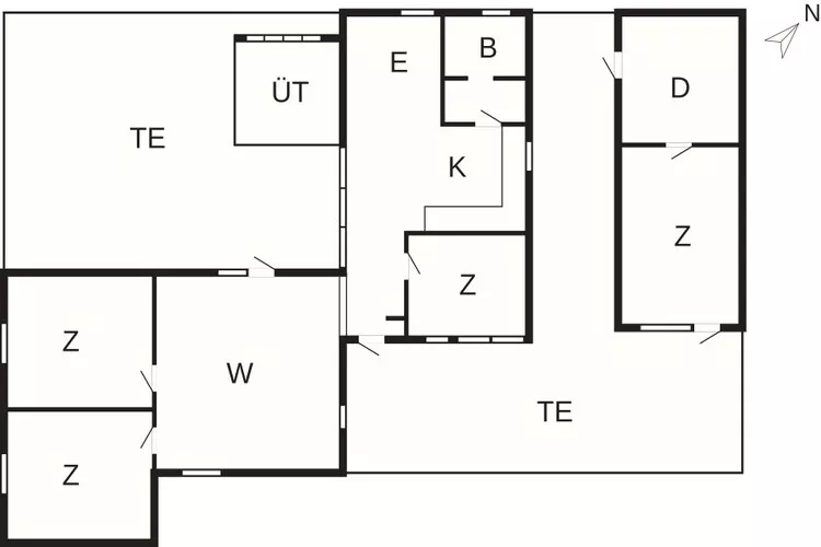 5 sterren vakantie huis in Væggerløse-Plattegrond