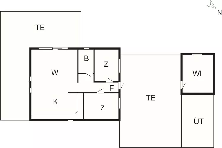 5 sterren vakantie huis in Rødby-Plattegrond