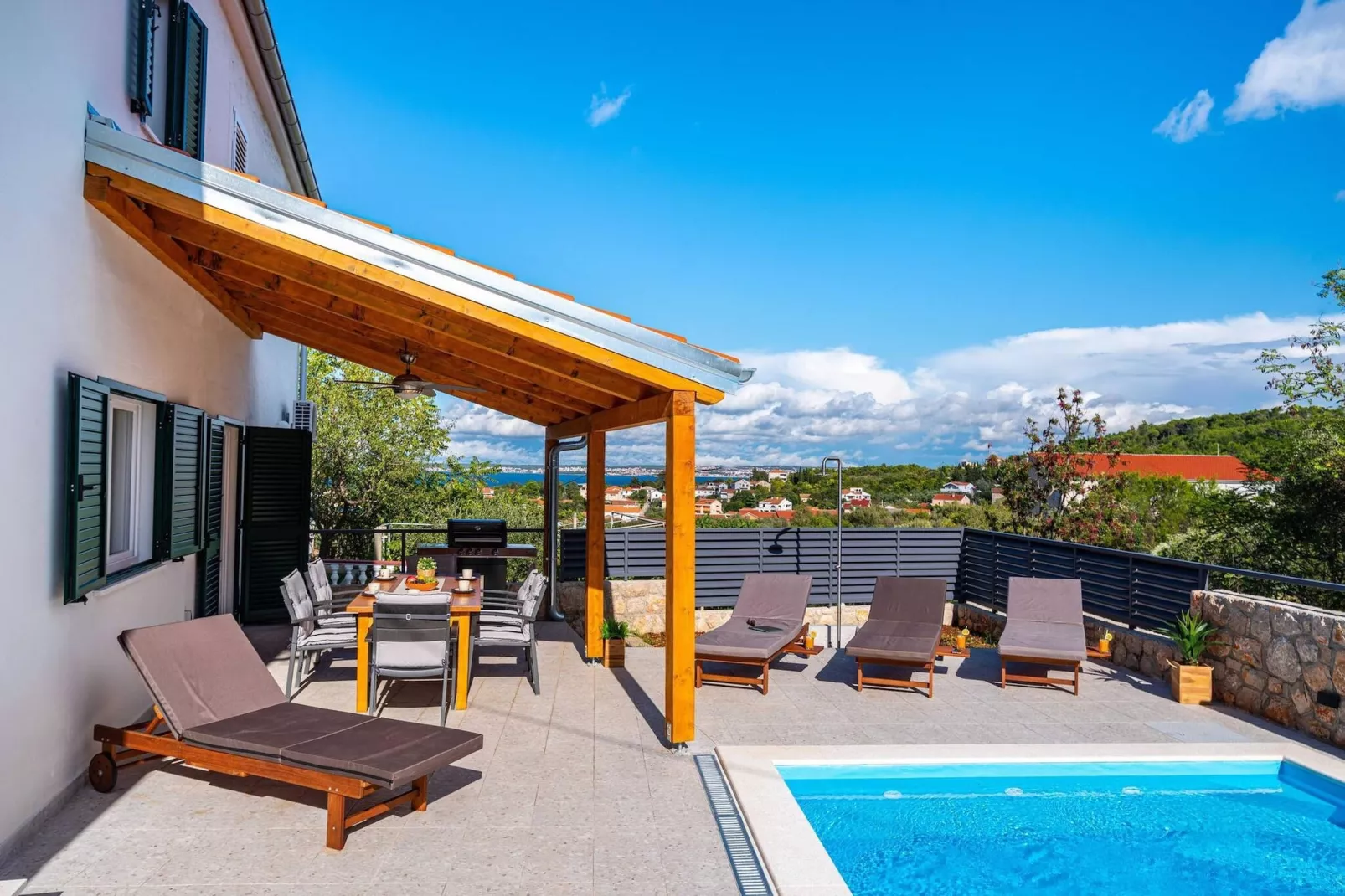 Sea view Villa Nana-Zwembad