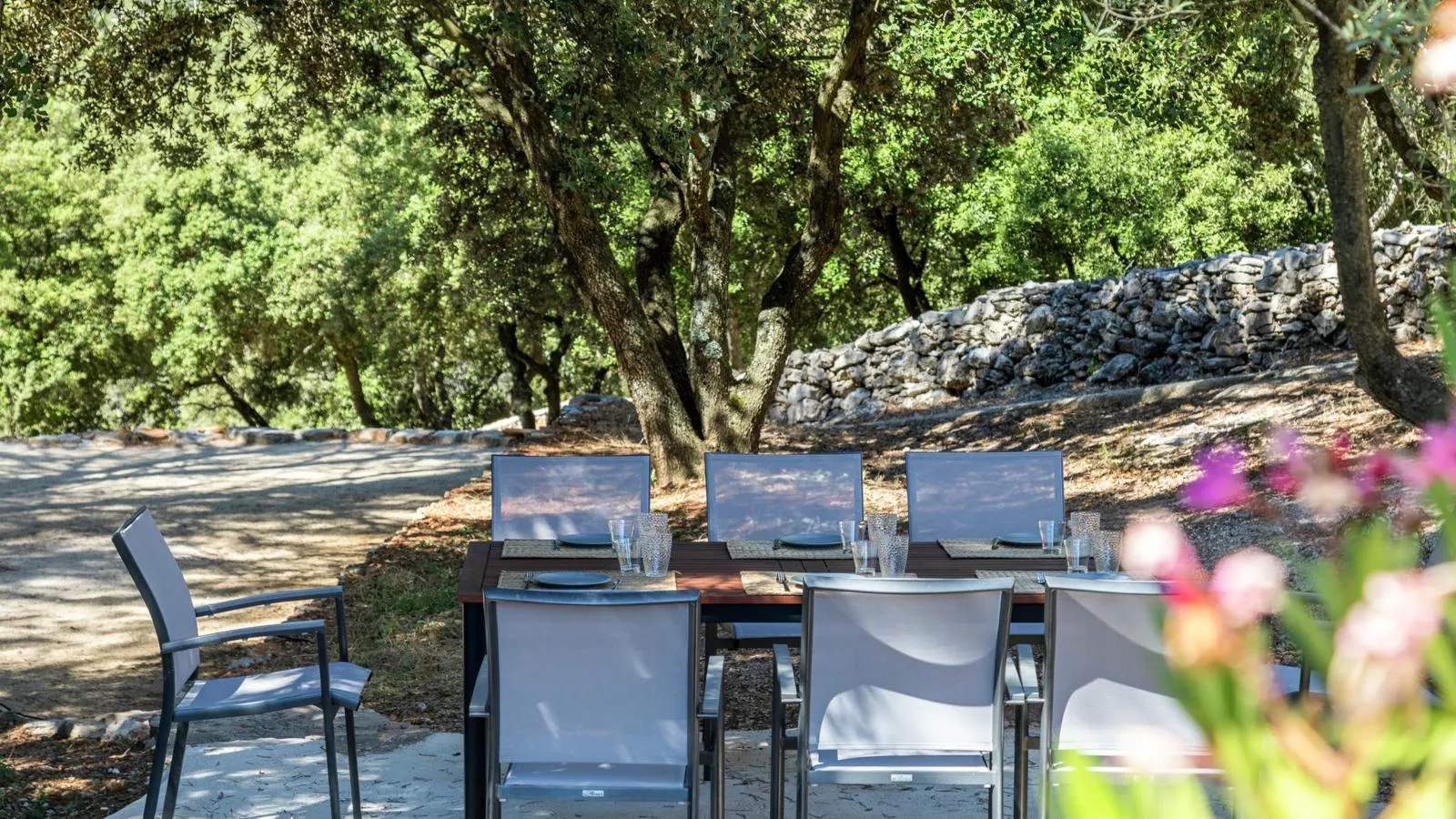 La Rocaille-Tuinen zomer