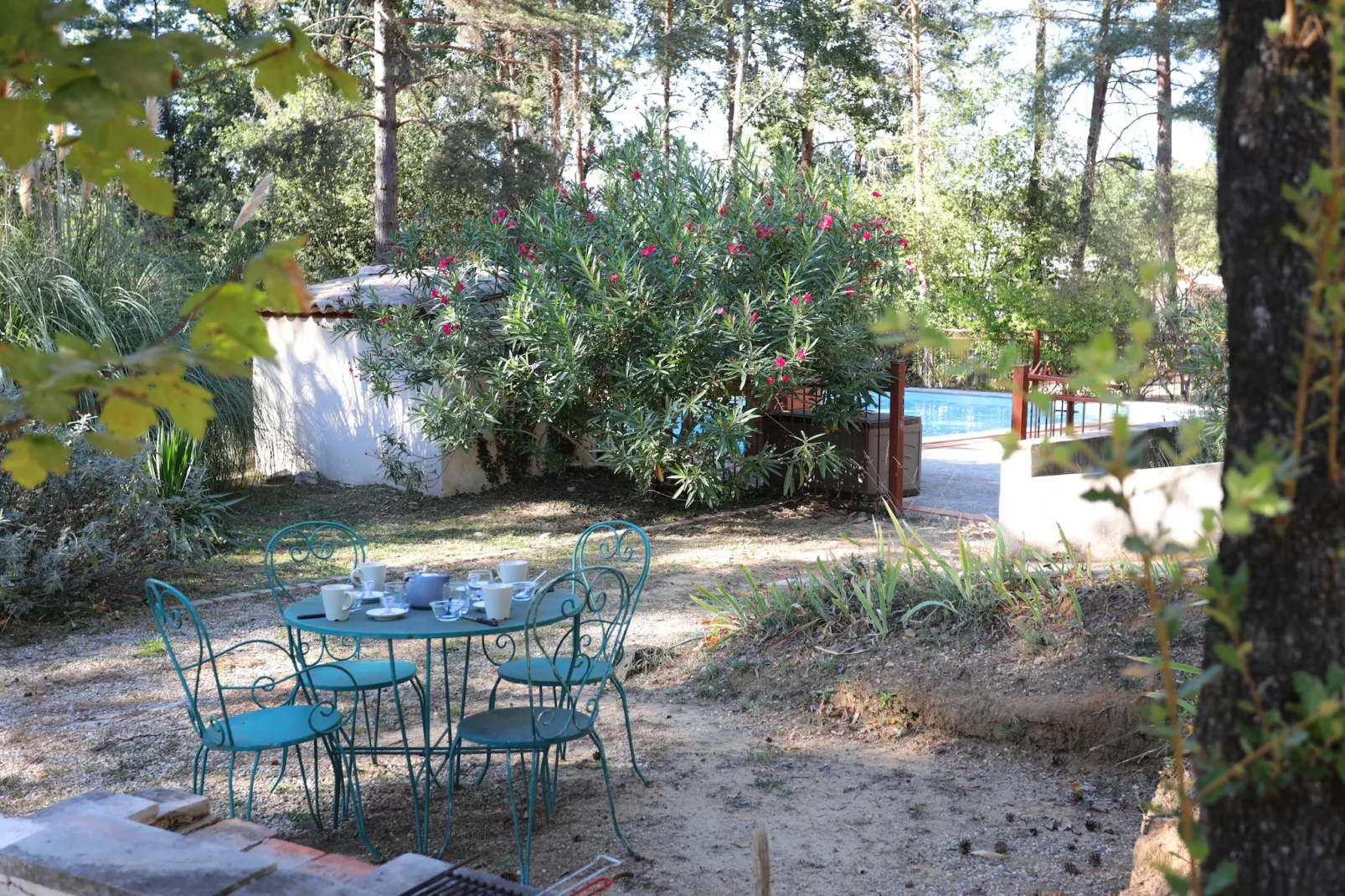 Villa Borie-Tuinen zomer