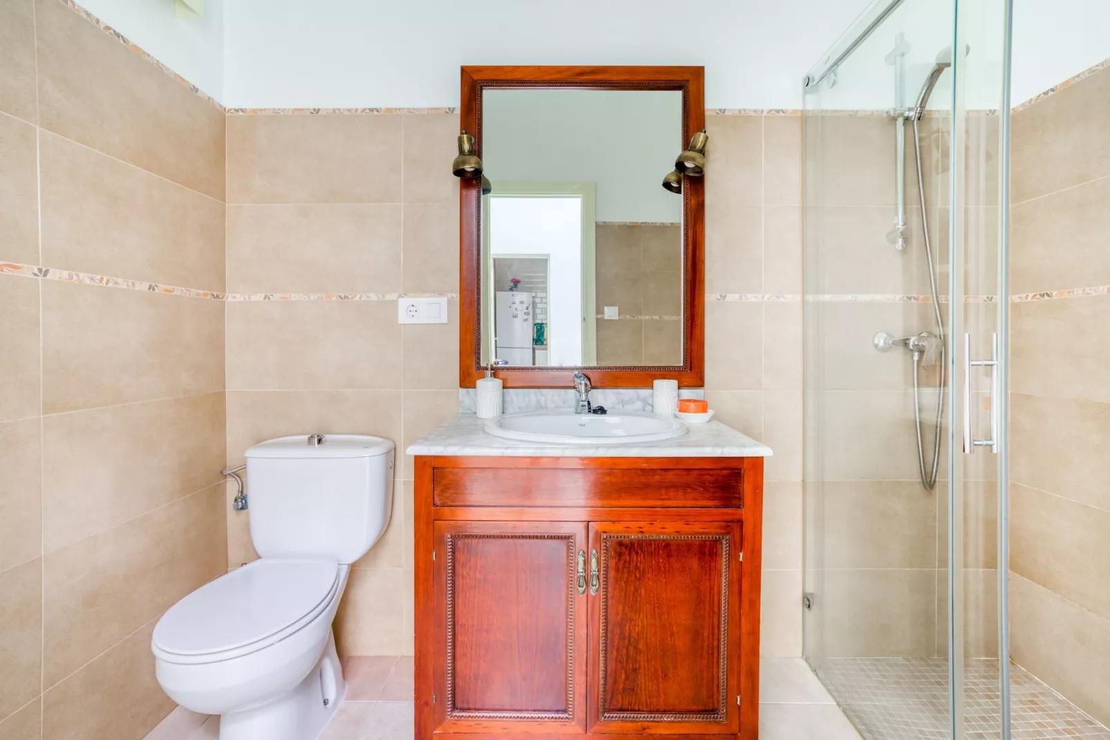 Casa De Huéspedes La Huerta-Badkamer