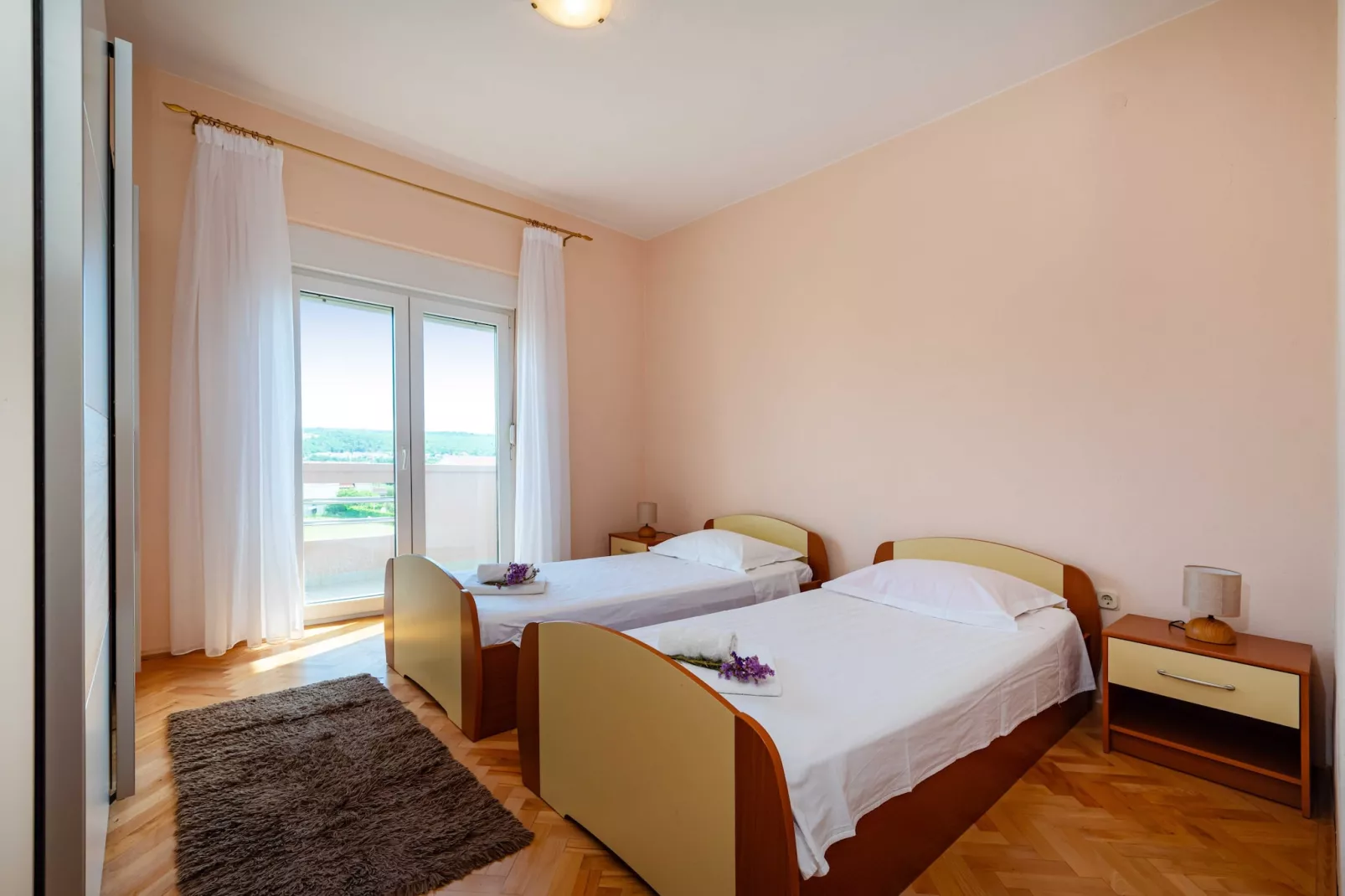 Sea view apartment Nika-Slaapkamer