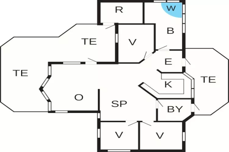 6 persoons vakantie huis in Oksbøl-By Traum-Plattegrond