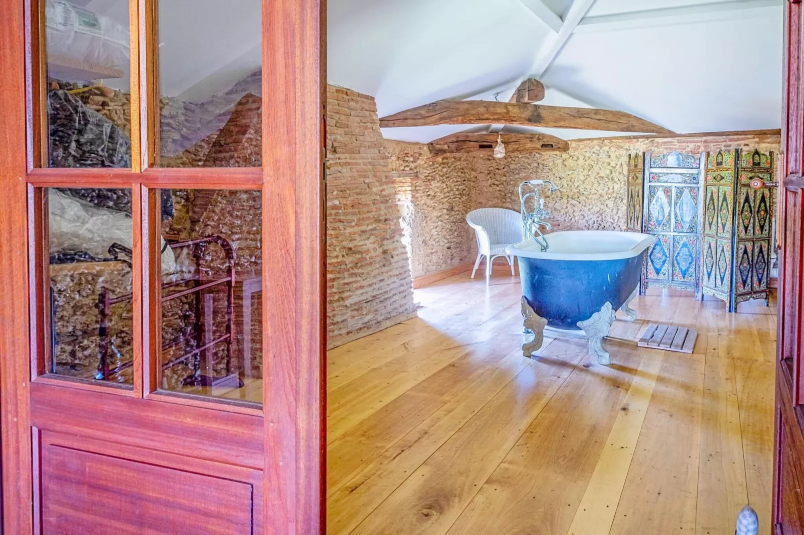 Villa Le Houga-Badkamer