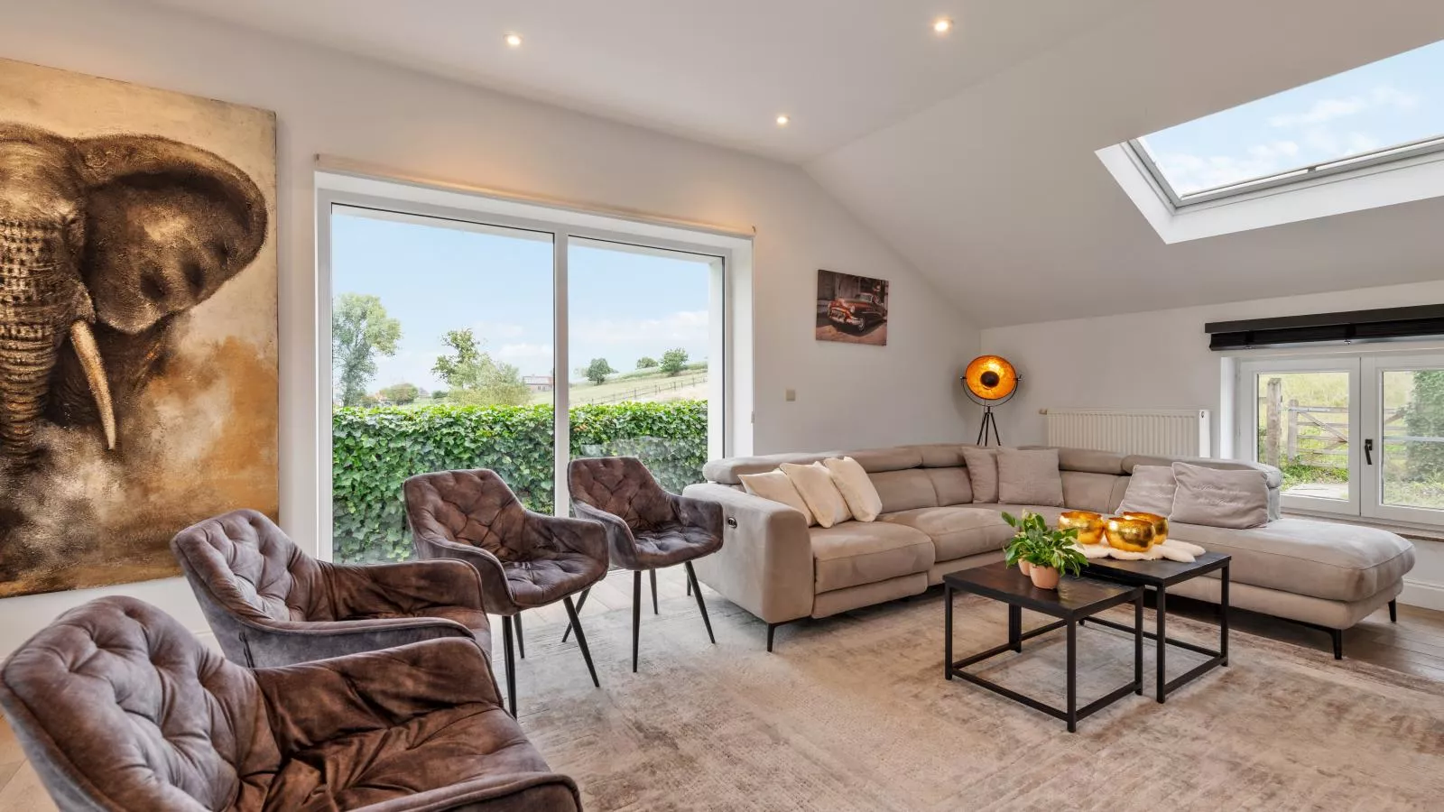 Landhuis Brakelbos-Woonkamer