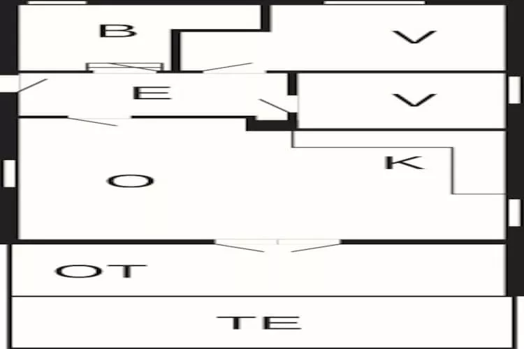 4 persoons vakantiehuis in Karrebaeksminde-Plattegrond