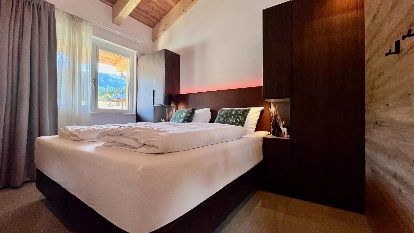 Almchalet Alpenglück-Slaapkamer