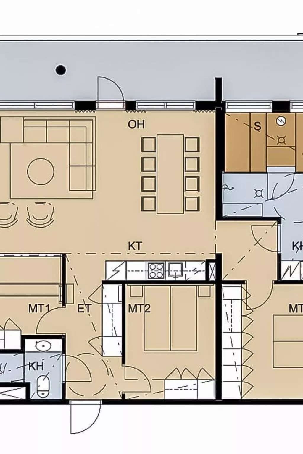 Casa krogerus ruka-Binnen