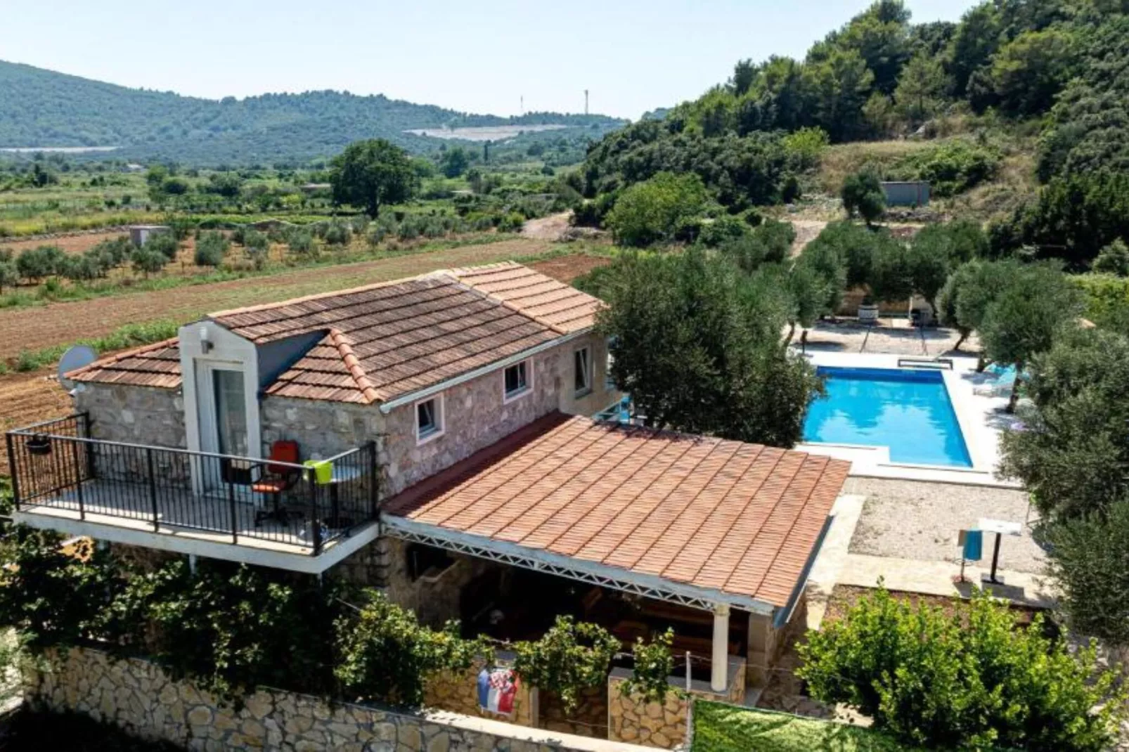 Natur Olive House Ston-Buitenlucht