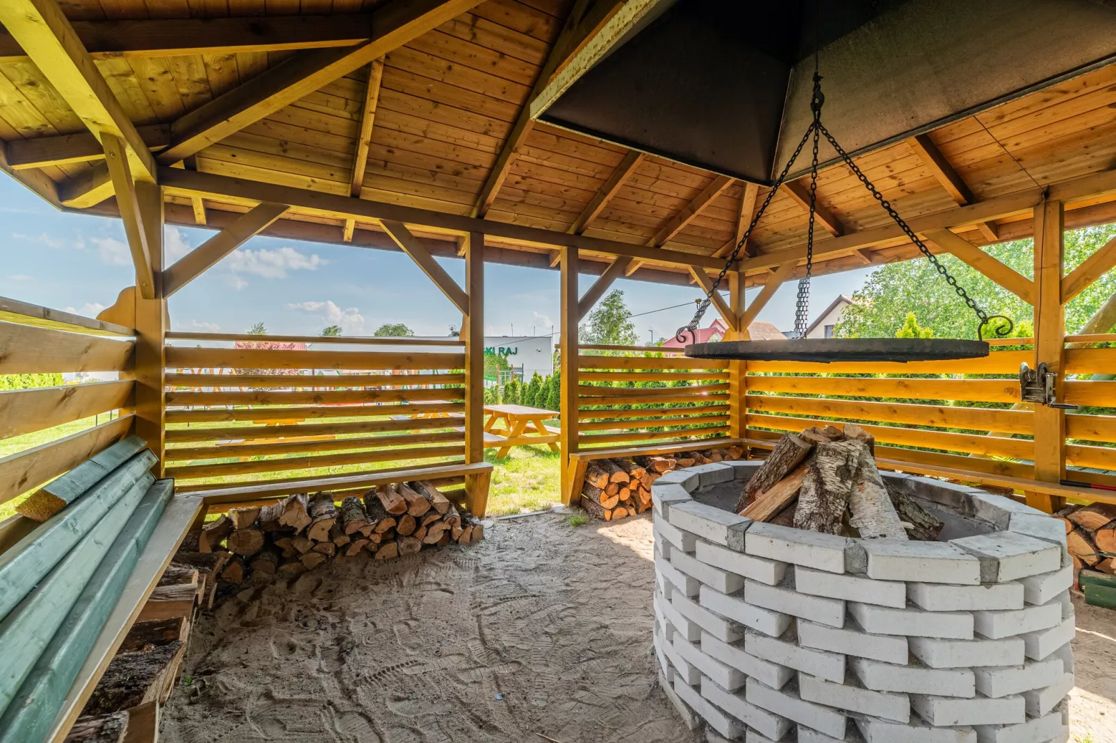 Domki wakacyjne z basenem Sianożąty-Parkfaciliteiten