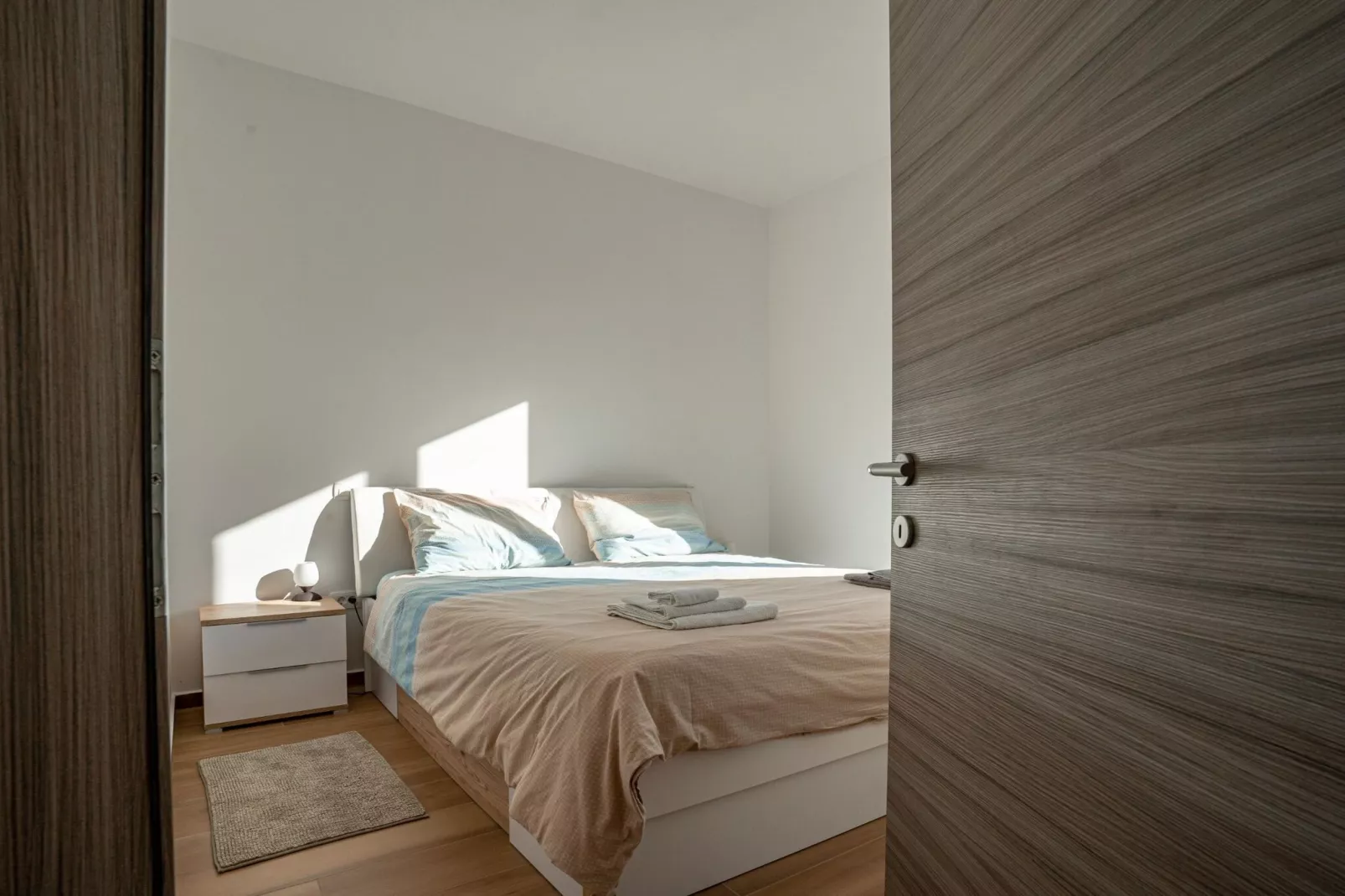 Peaceful Oasis in Nature Holiday Home with Terrace and Sauna - Three Bedroom Holiday Home with Terrace and Sauna-Slaapkamer