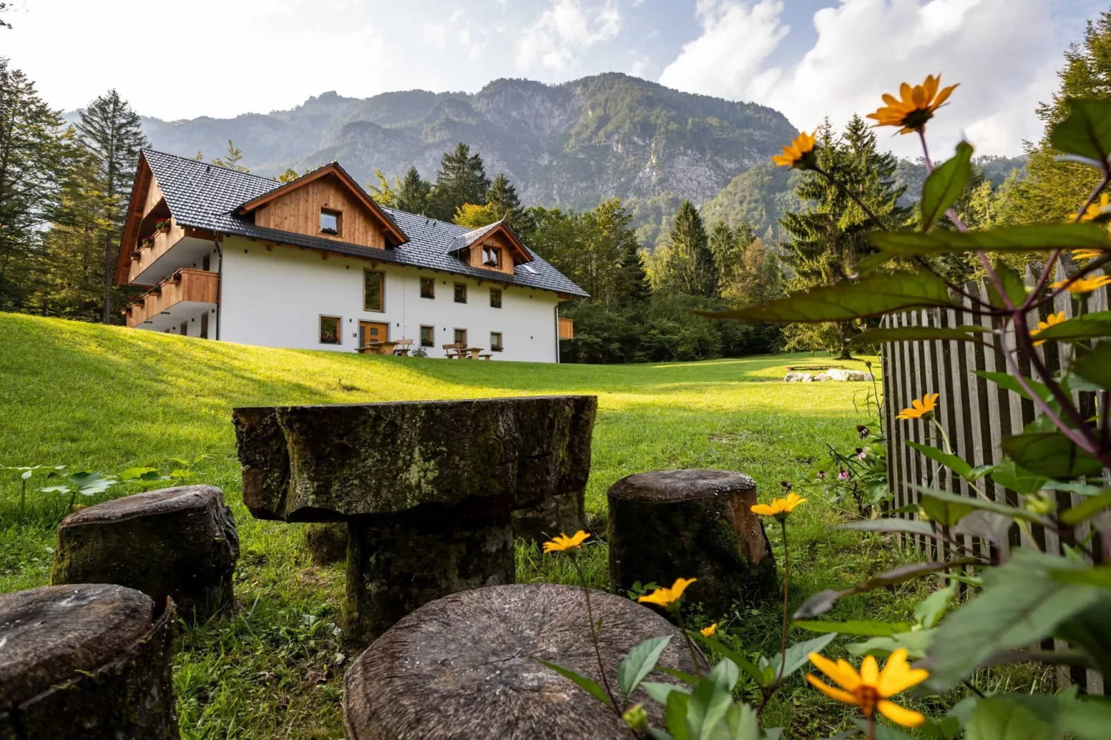 The Woodland Nook Apartments Bohinj - Comfort Two Bedroom Apartment with Balcony (owner F)-Buitenlucht