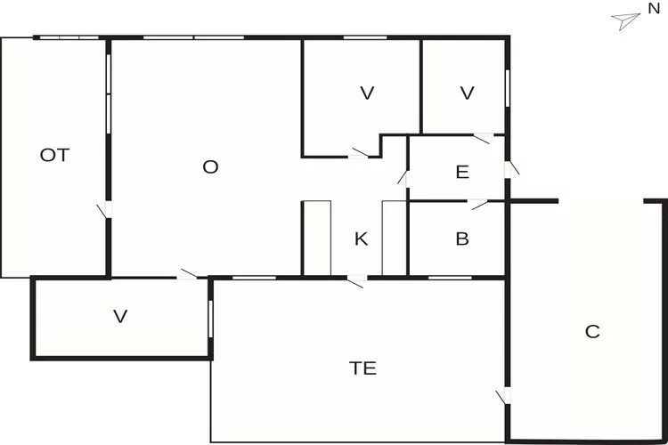 5 sterren vakantie huis in Vinderup-Plattegrond
