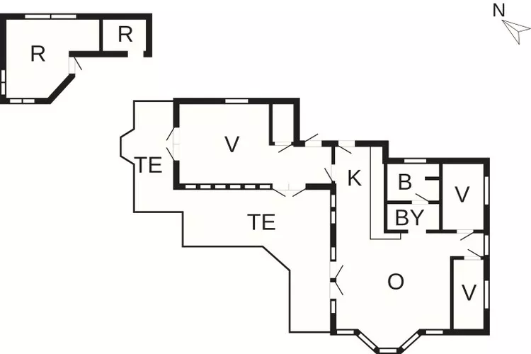 5 sterren vakantie huis in Kirke Såby-Plattegrond