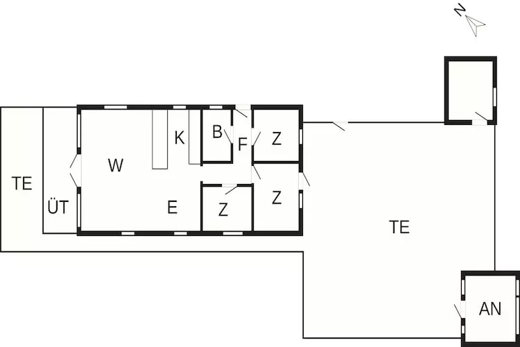 5 sterren vakantie huis in Bogense-Plattegrond