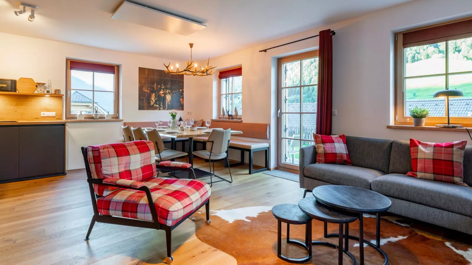 Im grünen Herzen-Woonkamer