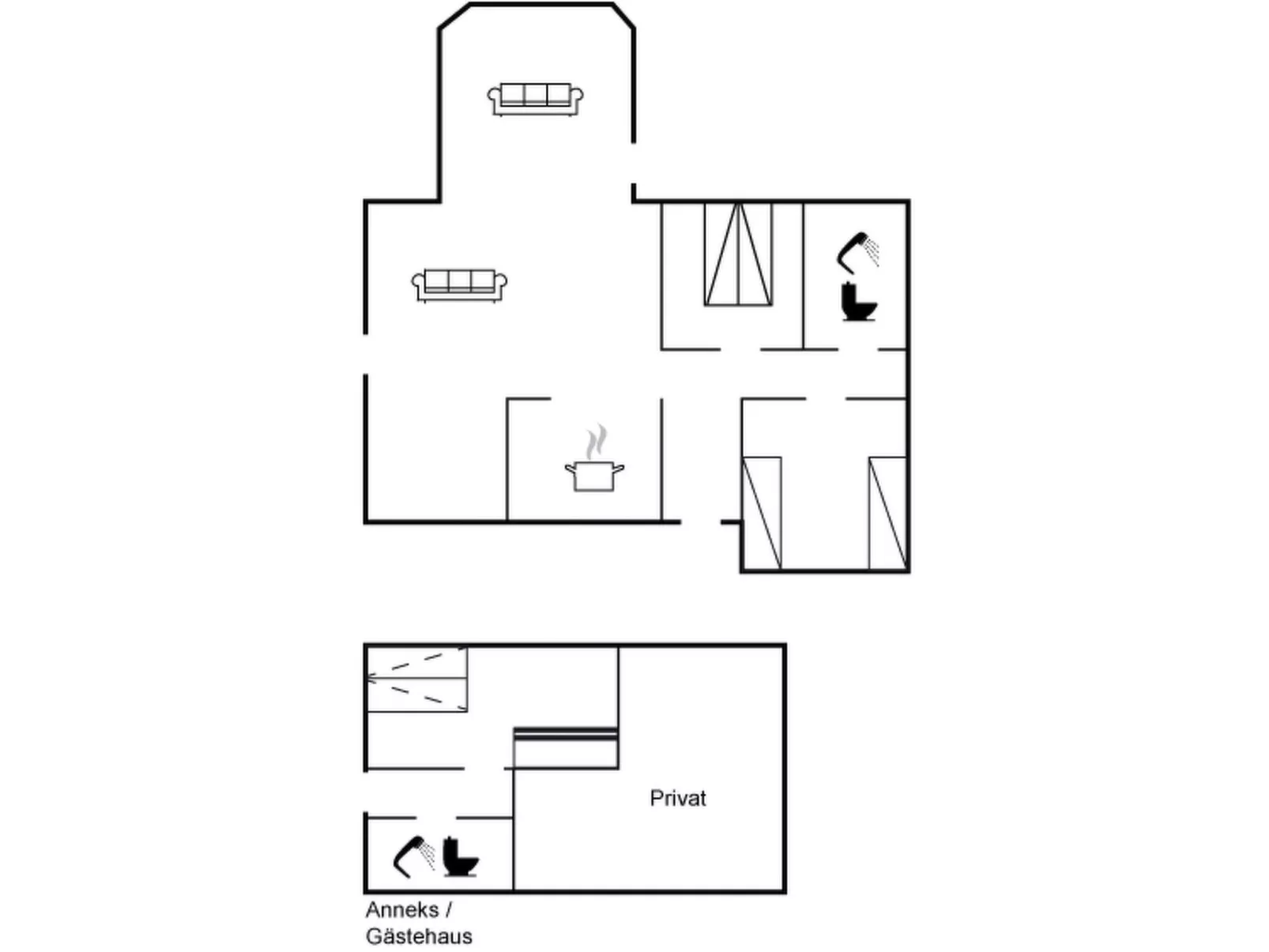 "Gwen" - 2.7km from the sea-Binnen