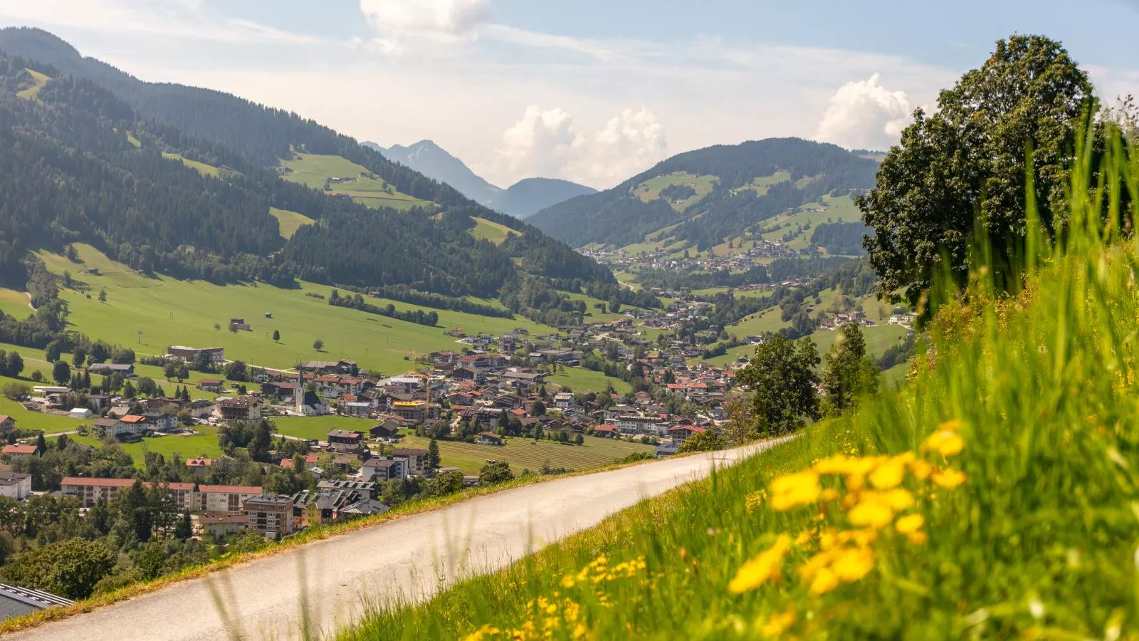 Sonnenhütte unten-Uitzicht zomer