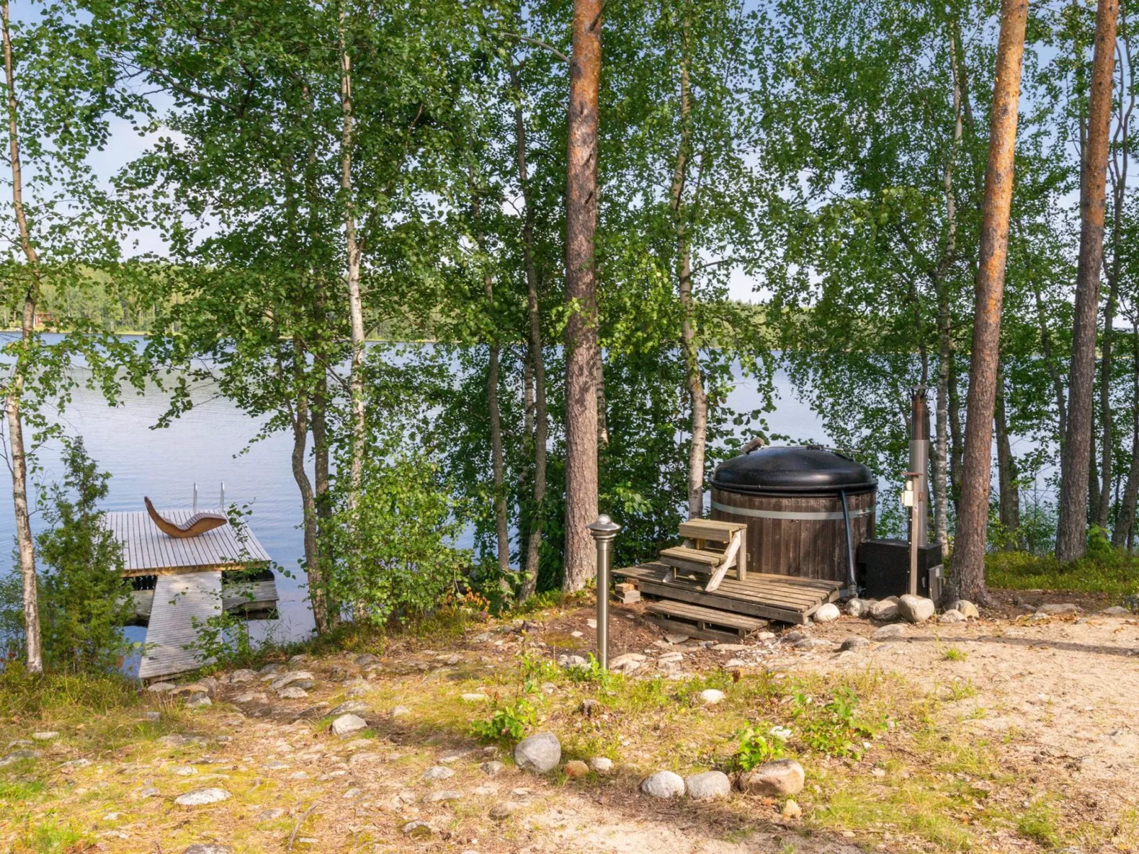 Hot pool cottage ainu-Binnen