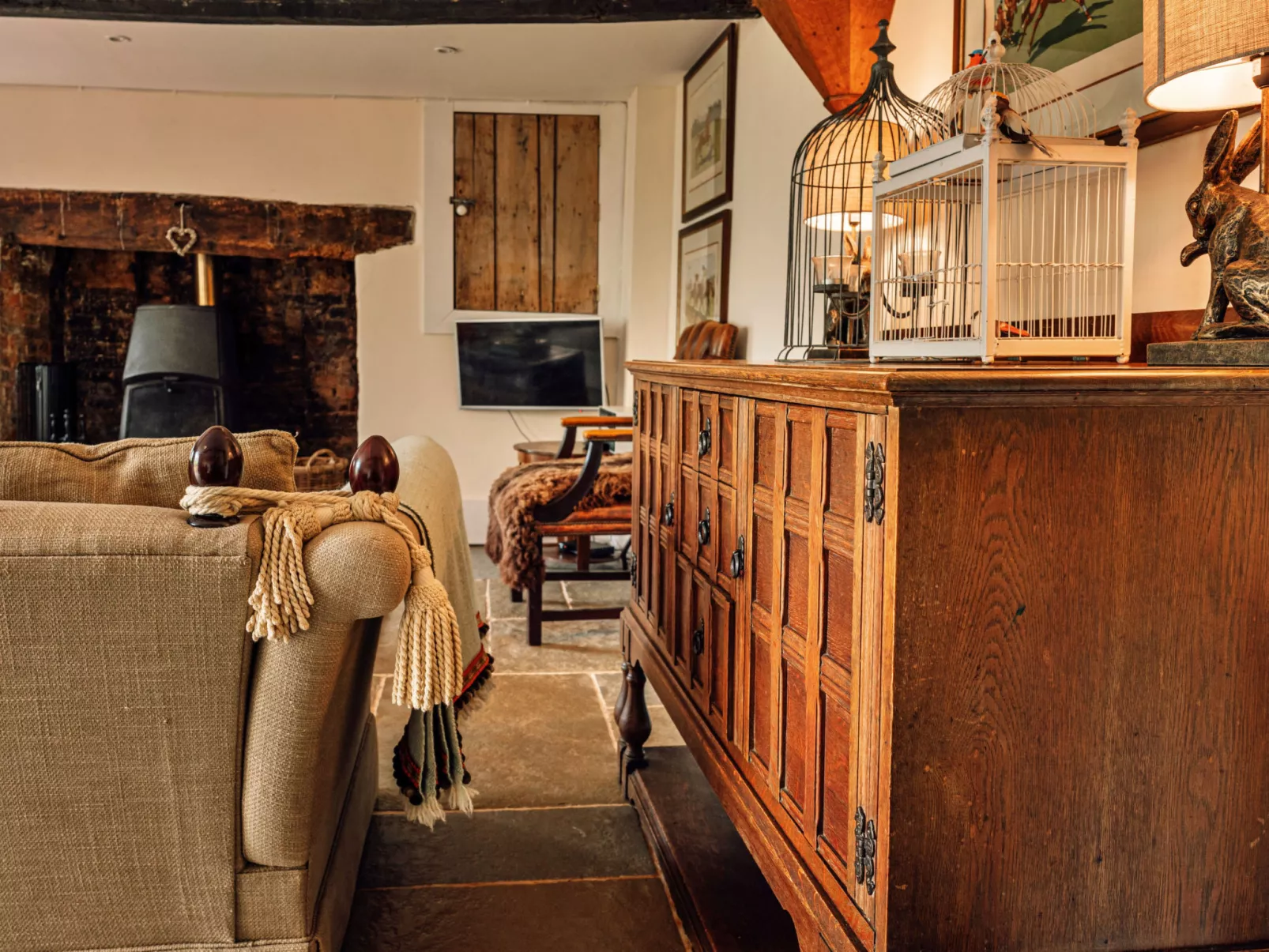 Beili Glas Cottage-Binnen