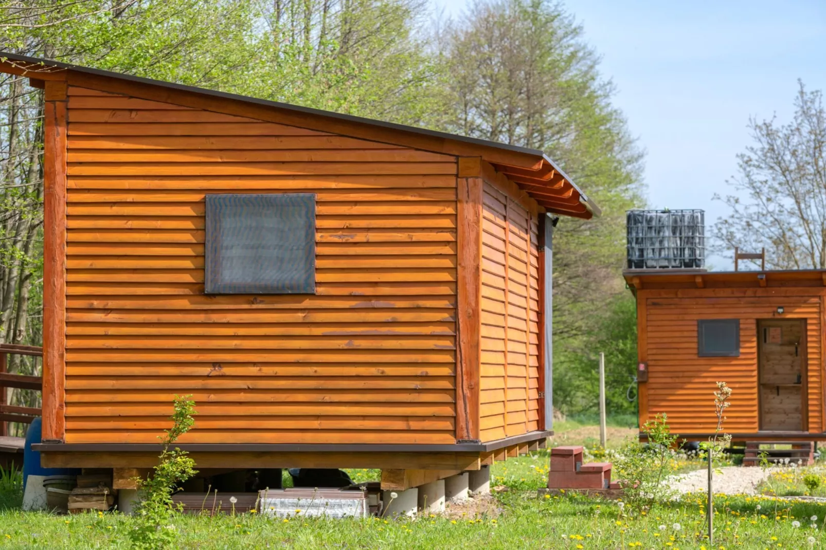 Robinzonski Kamp Hofman - Private Bungalow-Buitenlucht