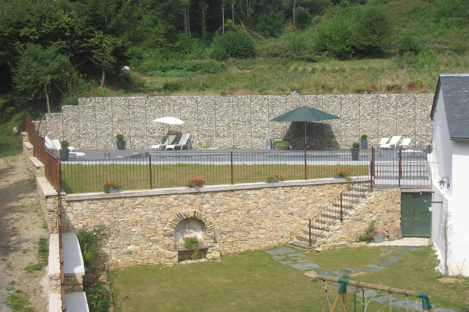 Gite du Pantouquet-Tuinen zomer