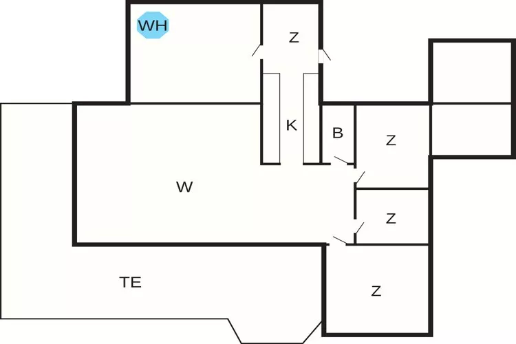 5 sterren vakantie huis in Gilleleje-Plattegrond