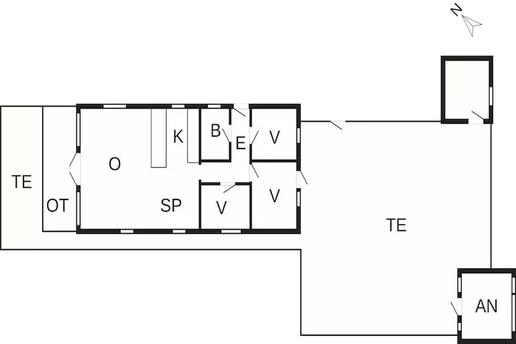 5 sterren vakantie huis in Bogense-Plattegrond