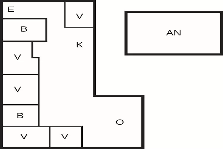 5 sterren vakantie huis in Saltum-Plattegrond