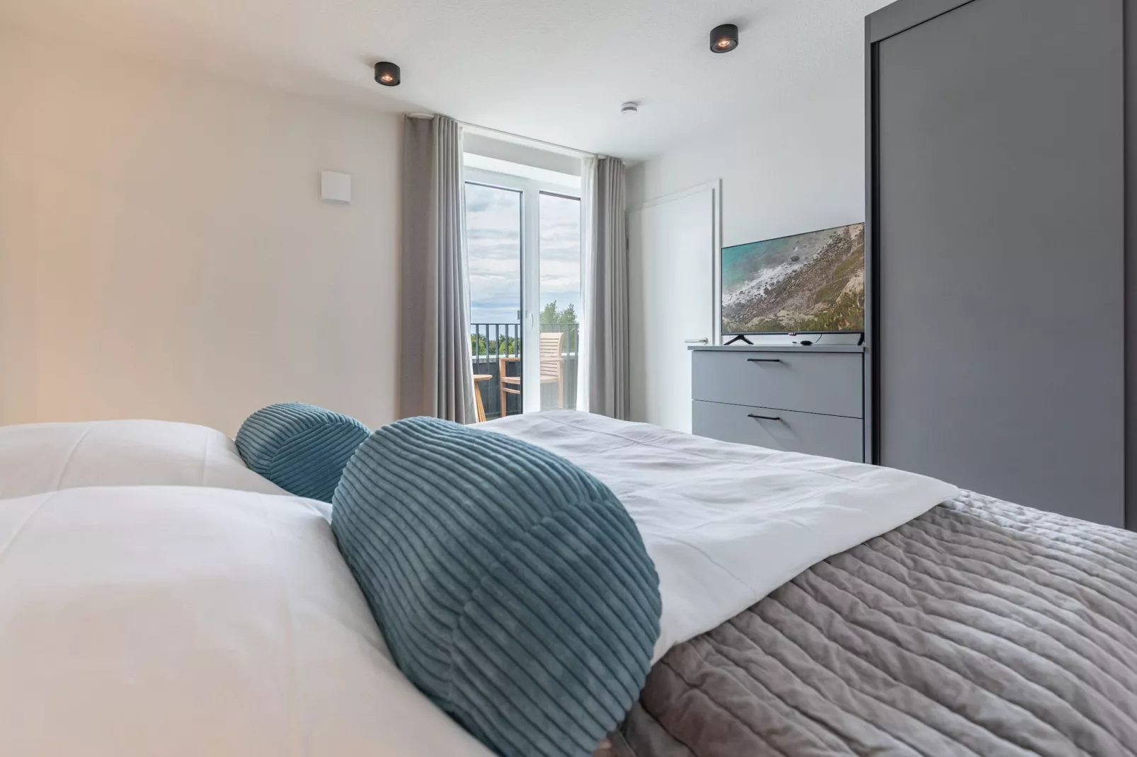 Deichblick de Luxe auf Nordstrand-Slaapkamer