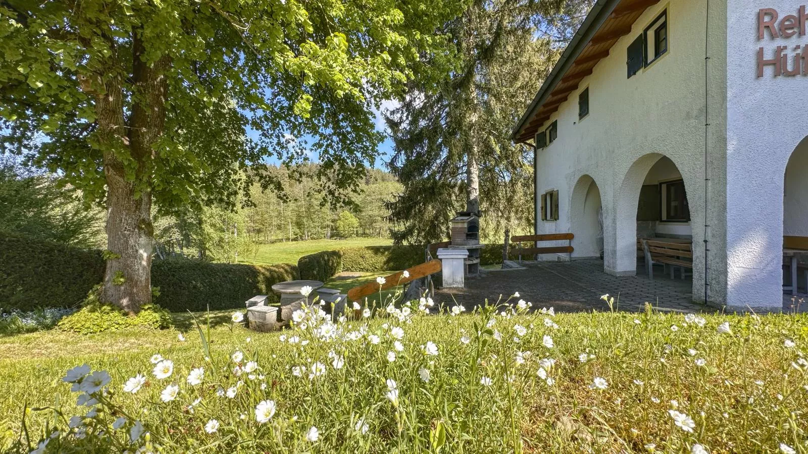 Rehberg Hütte-Uitzicht zomer