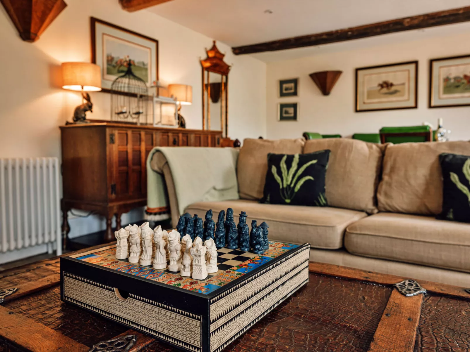 Beili Glas Cottage-Binnen