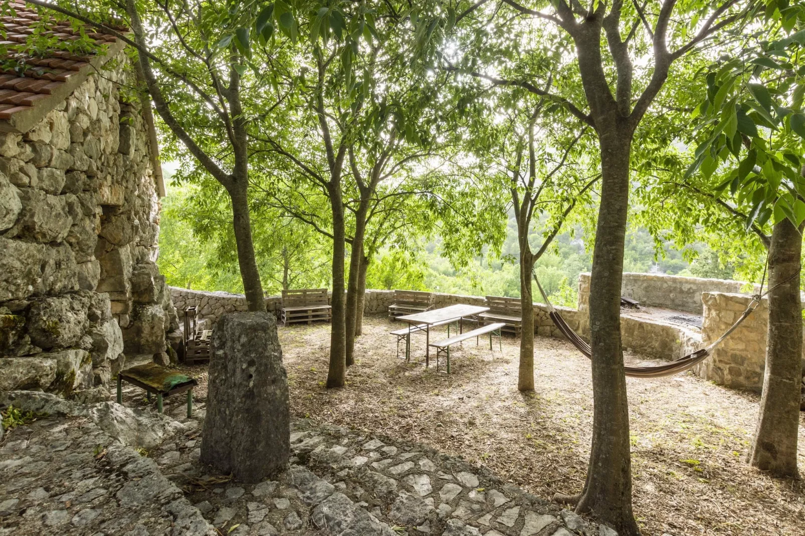 Rustical Resort Kokorići with Shared Outdoor Swimming Pool - One Bedroom Apartment with Terrace-Buitenlucht